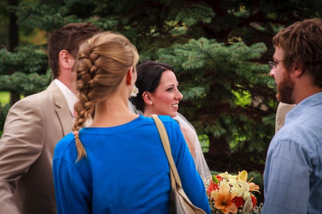 Receiving the guests